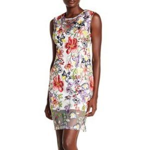 Alexia Admor Floral Embroidered Dress Size 14